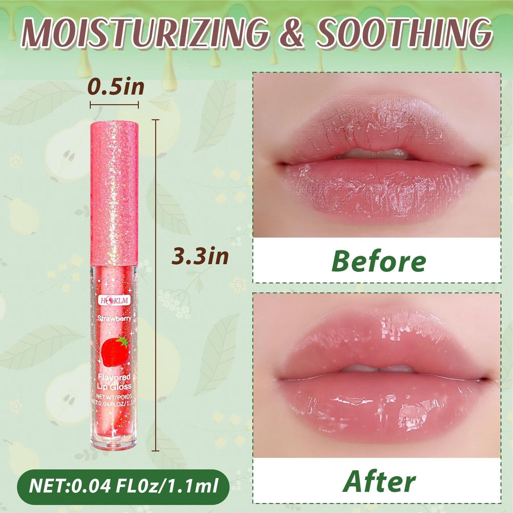 HCKLM texture on fingertip highlighting smooth, moisturizing formula for soft lips