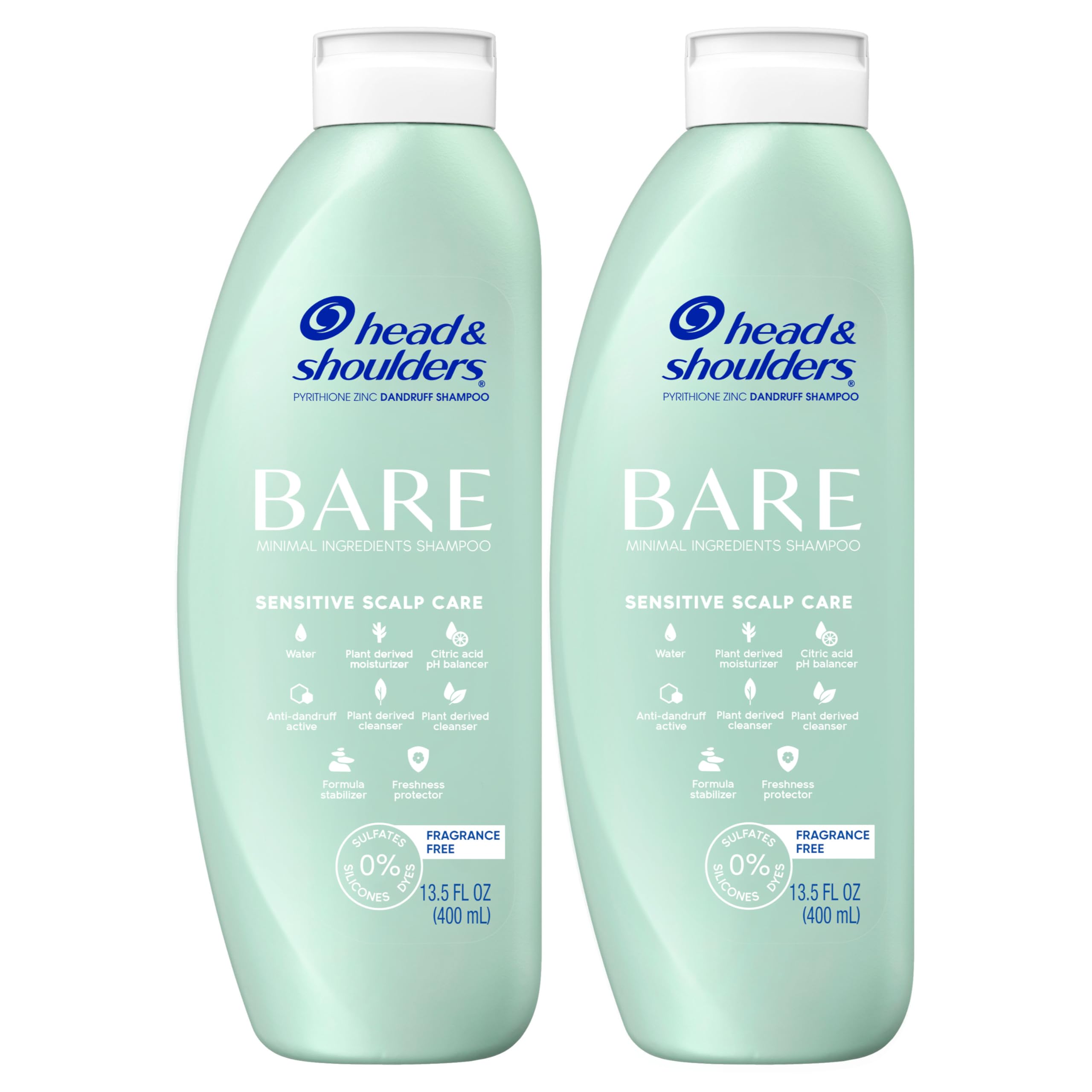 Head & Shoulders ECOBOTTLE detail illustrating lighter plastic design
