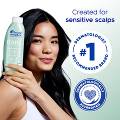 Head & Shoulders foamy lather close-up demonstrating gentle cleansing