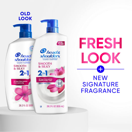 Head & Shoulders back label with ingredients and usage directions