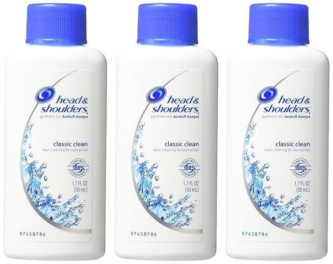 Head & Shoulders back label view highlighting ingredient list and usage instructions for safety