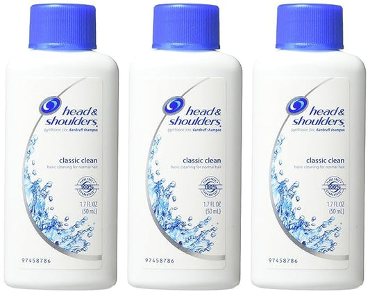 Head & Shoulders back label view highlighting ingredient list and usage instructions for safety