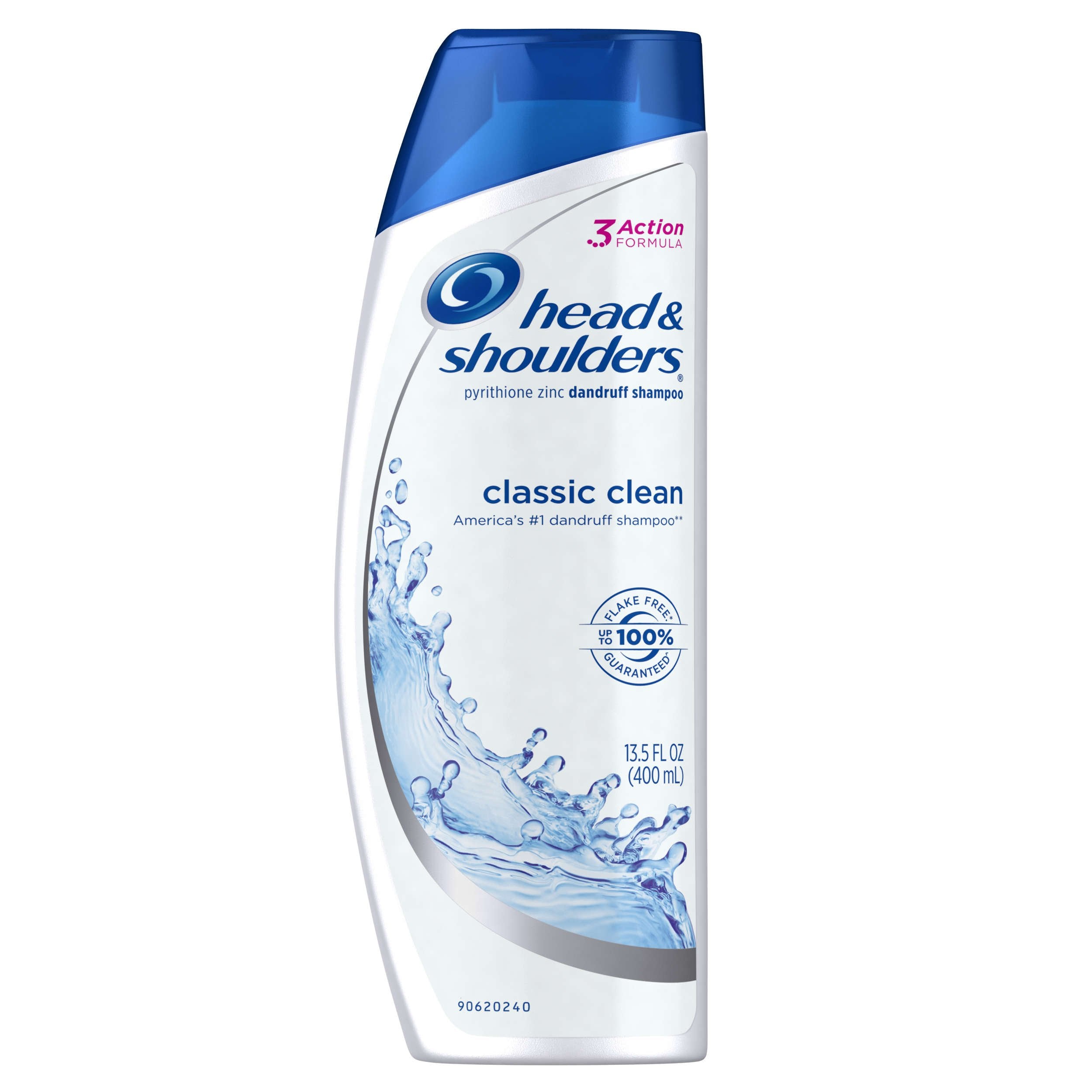 Head & Shoulders front bottle showing label and size for clear product ID and benefit