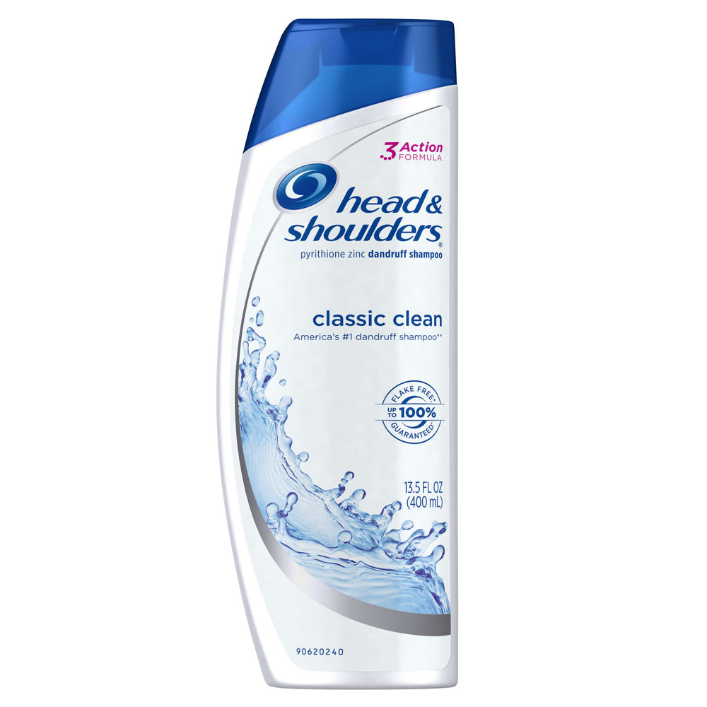 Head & Shoulders front bottle showing label and size for clear product ID and benefit