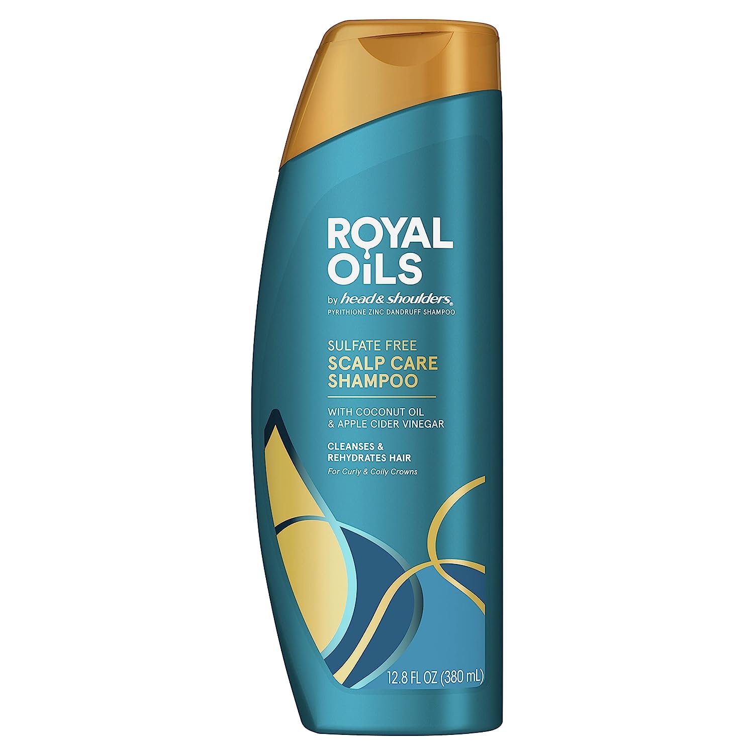 Head & Shoulders front label showing royal oils moisturizing formula and benefit