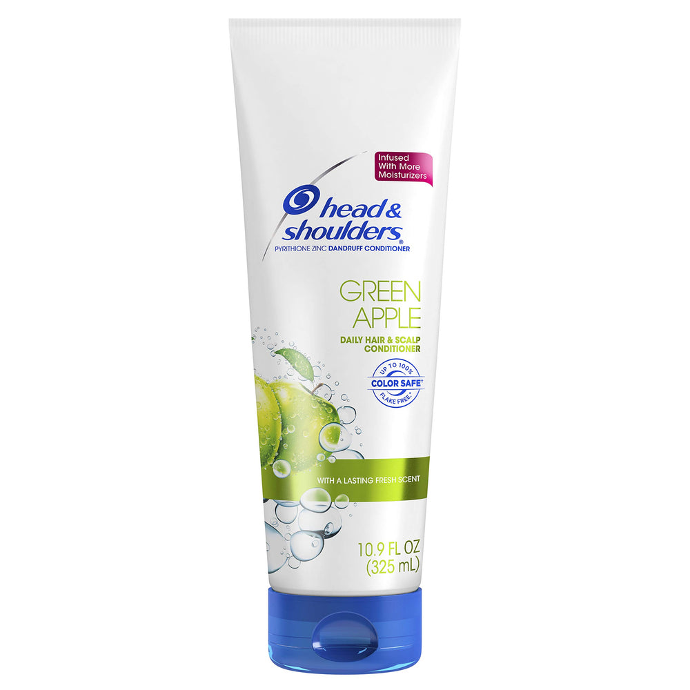 Head & Shoulders front packaging showing green apple scent and benefits