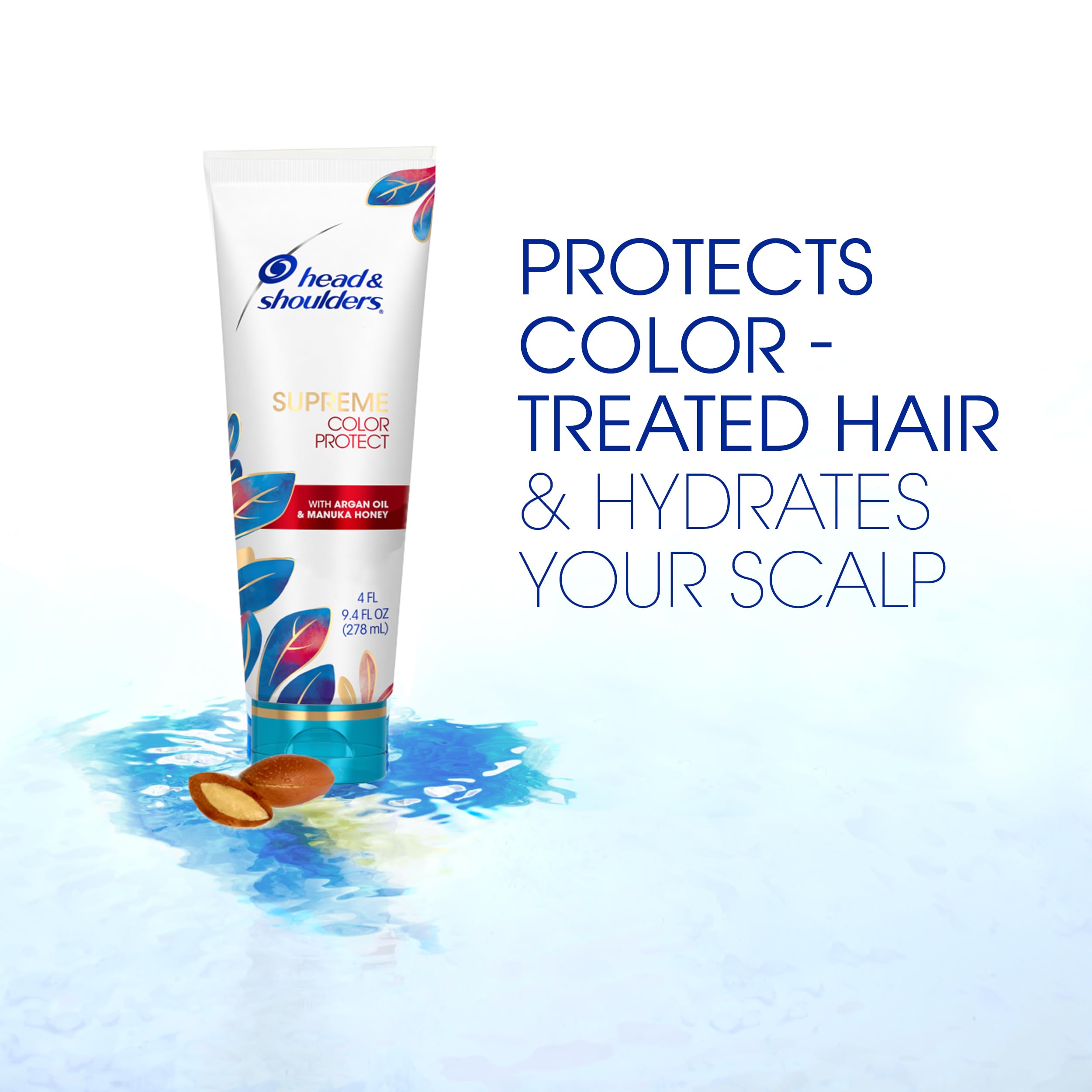 Head & Shoulders manuka honey pour showing moisturizing texture