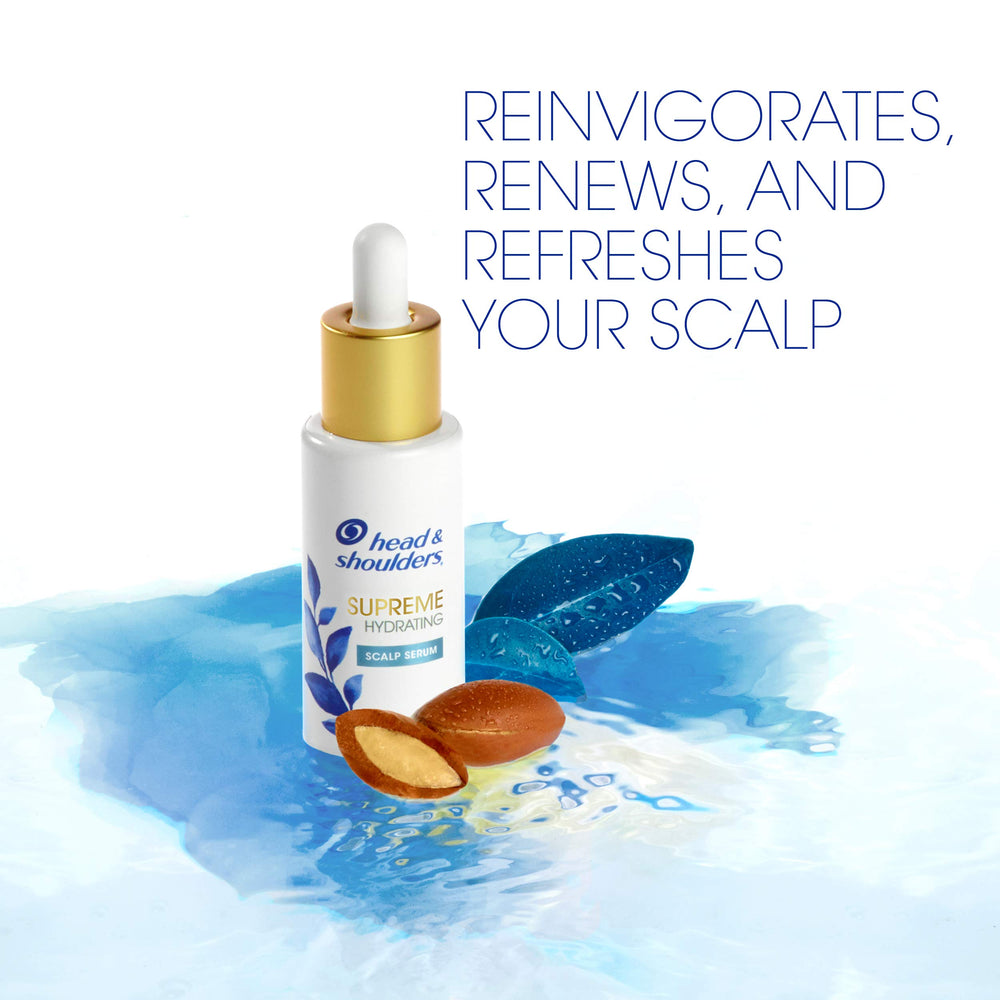 Head & Shoulders argan oil close-up highlighting nourishing ingredient and lightweight feel