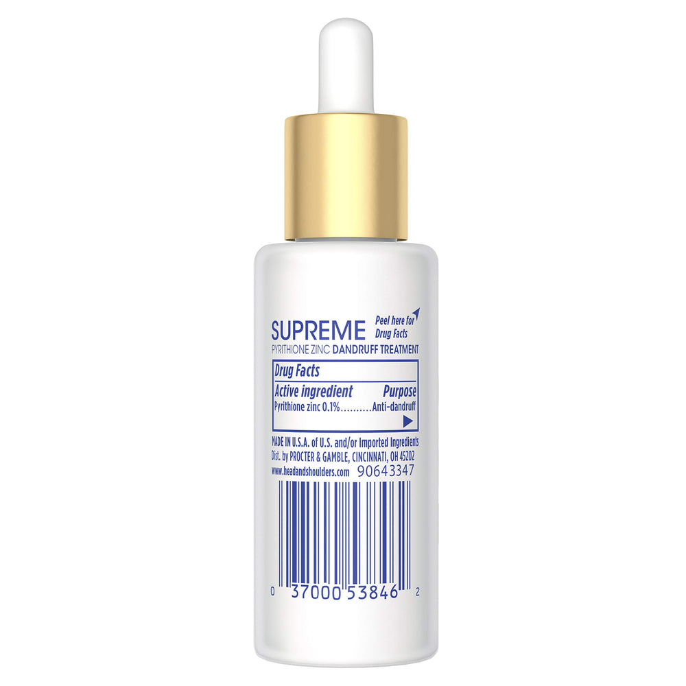 Head & Shoulders serum dropper dispensing a controlled drop for precise application