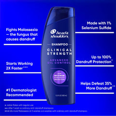 Head & Shoulders shampoo poured into hand illustrating easy application