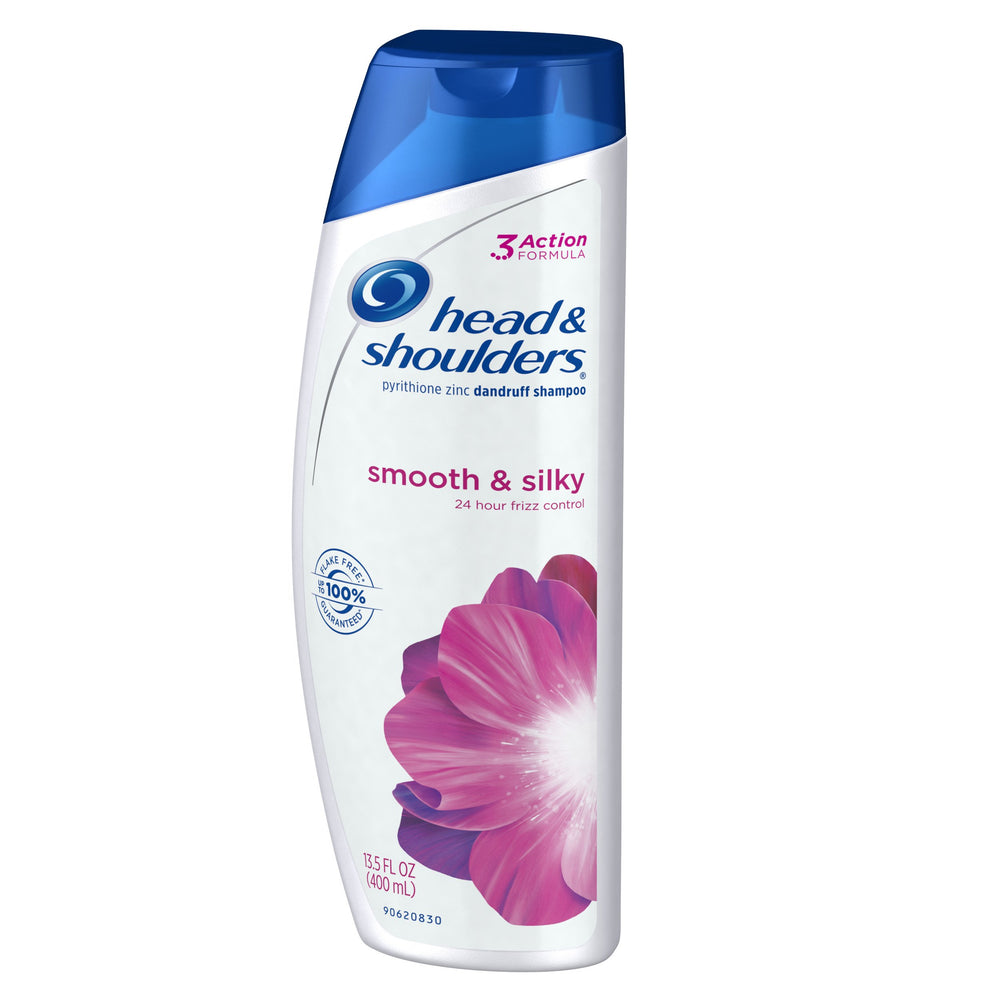 Head & Shoulders bottle in shower lifestyle scene conveying everyday smoothing