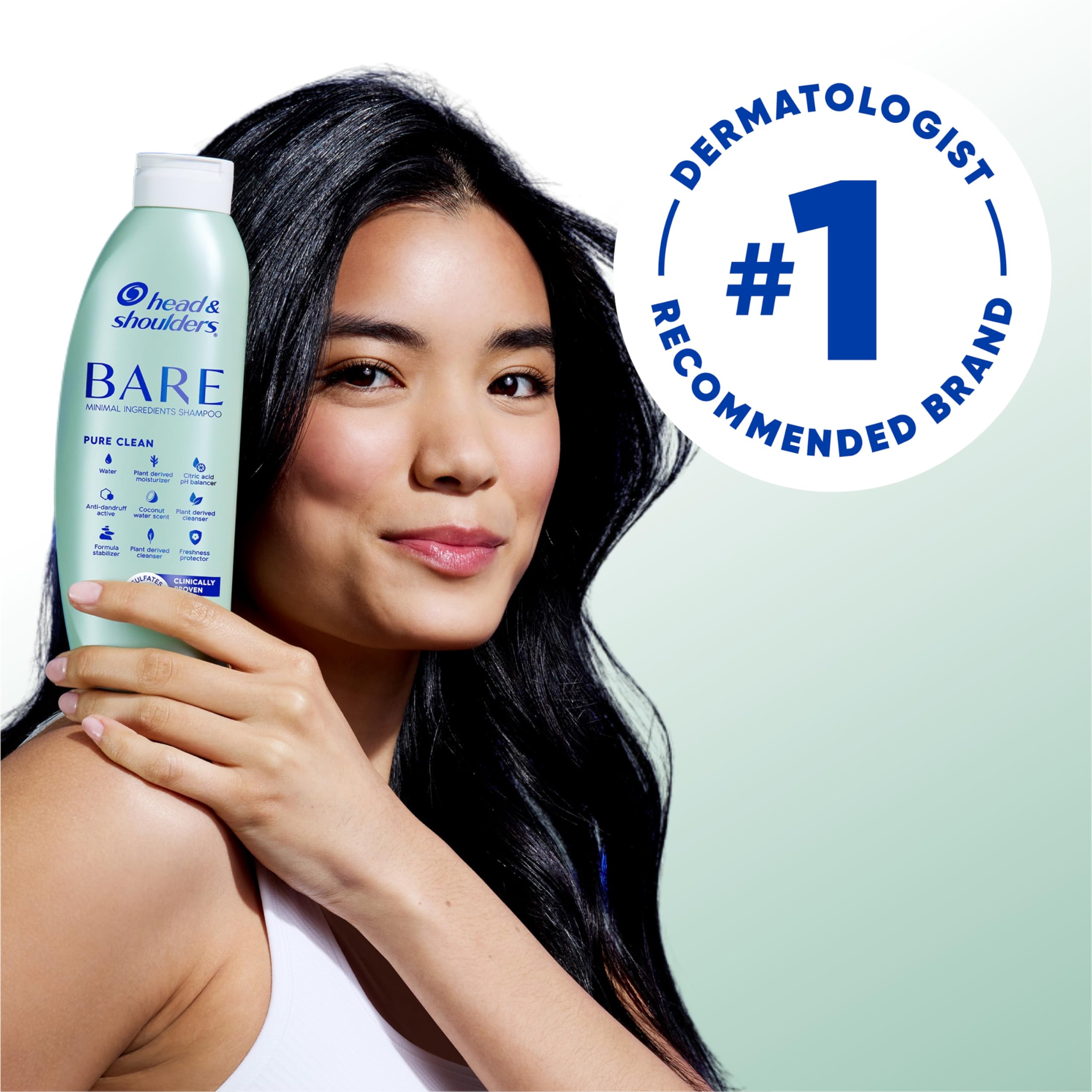 Head & Shoulders shampoo lather texture demonstrating gentle cleansing