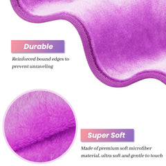 HealAge close-up microfiber texture showing soft fibers for gentle cleansing