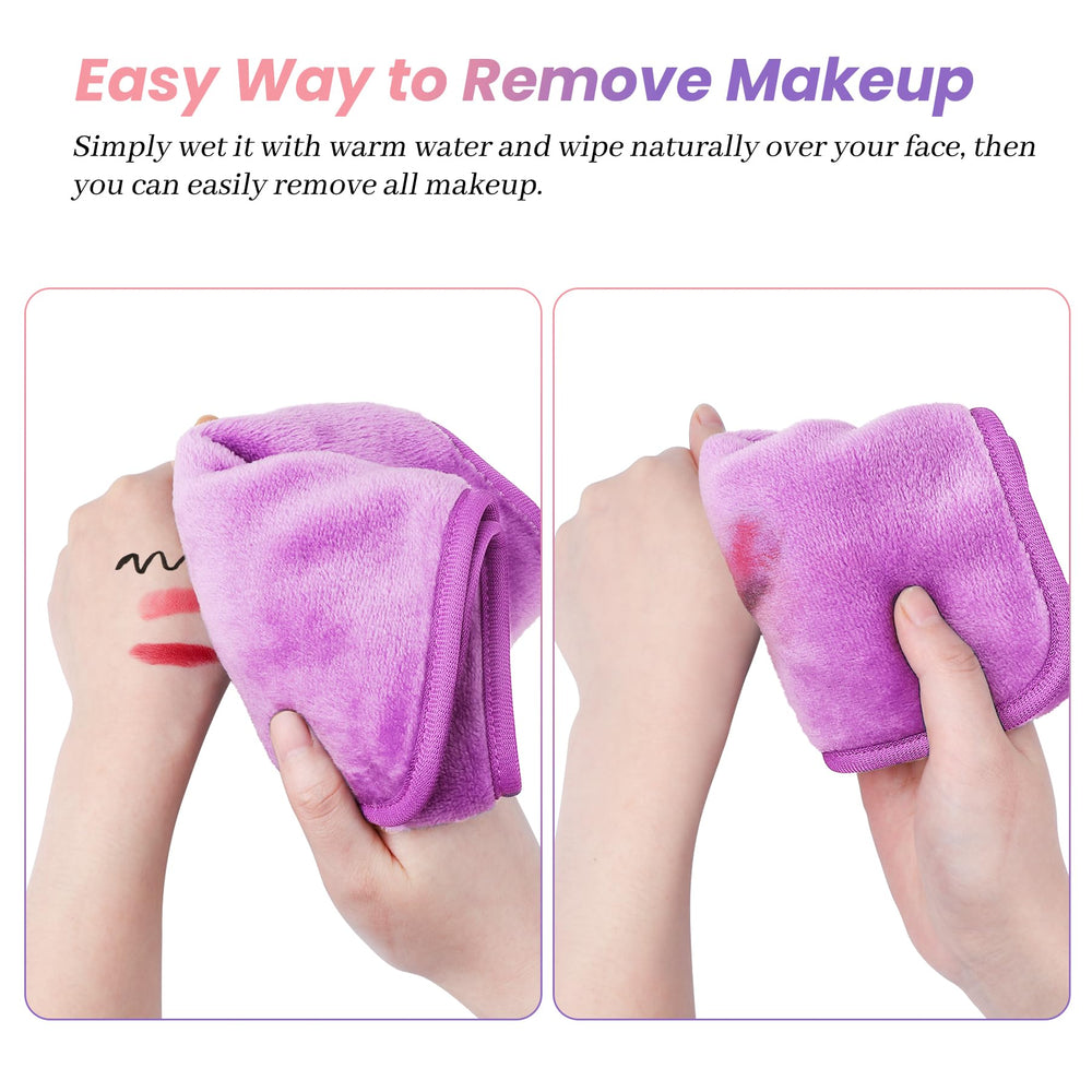 HealAge removing makeup in use showing effective wipe-off without cleanser