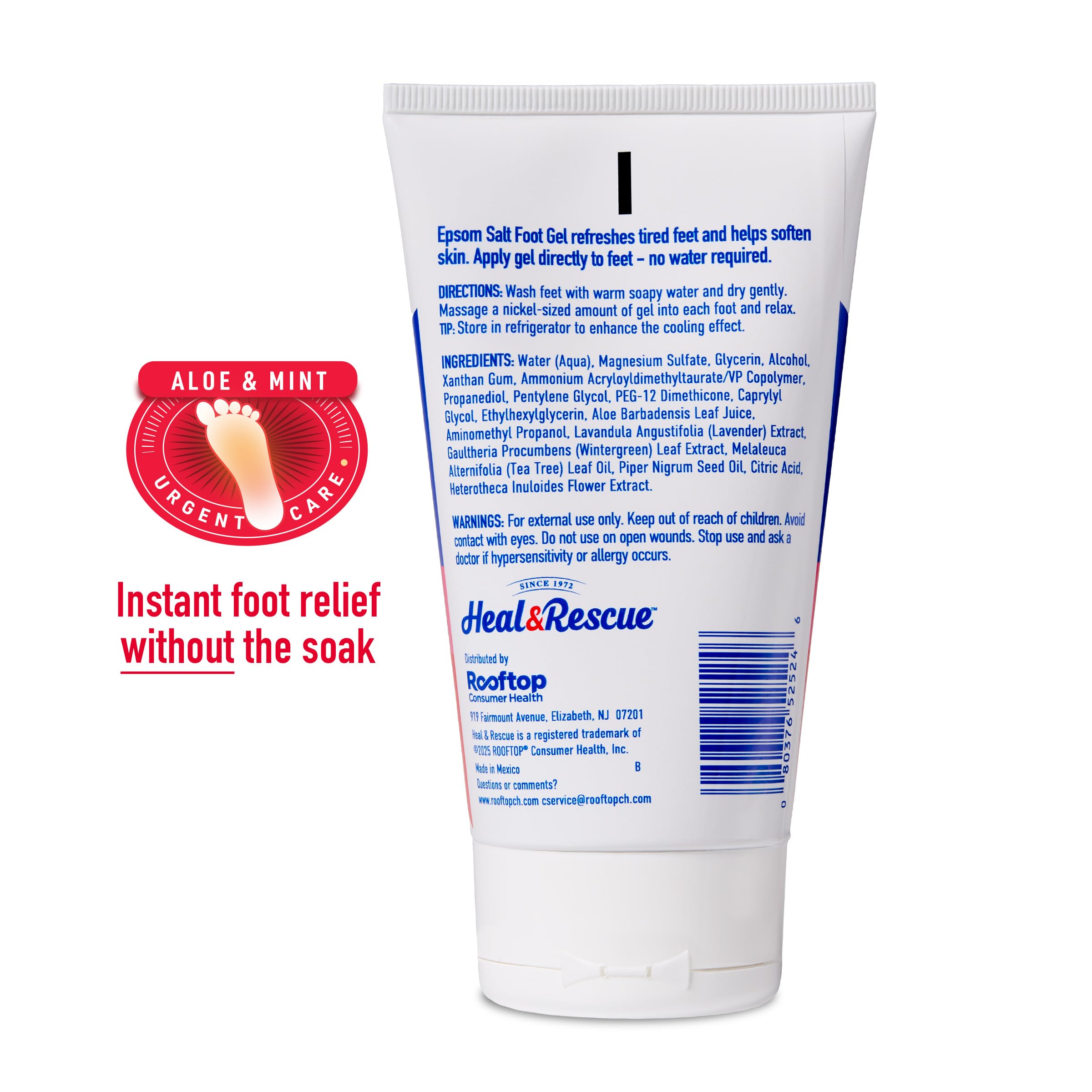Heal&Rescue tube in gym bag showing convenience for travel