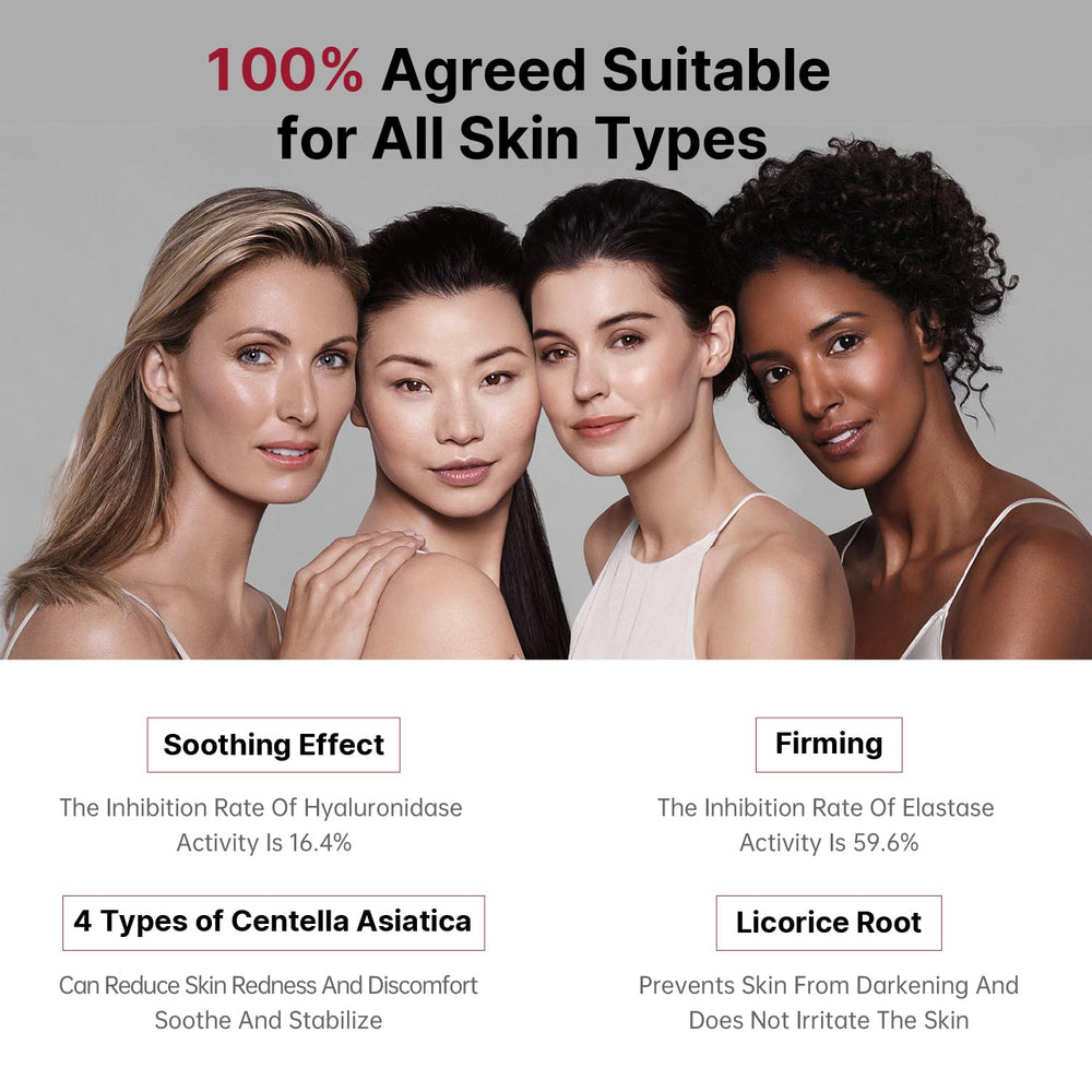 HEALOINE model wearing overnight mask demonstrating calming fit