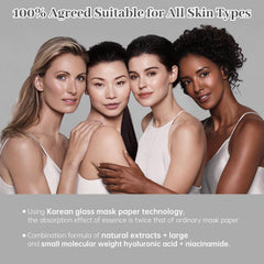 HEALOINE cheek area fit detail showing mask adhesion for better absorption benefit