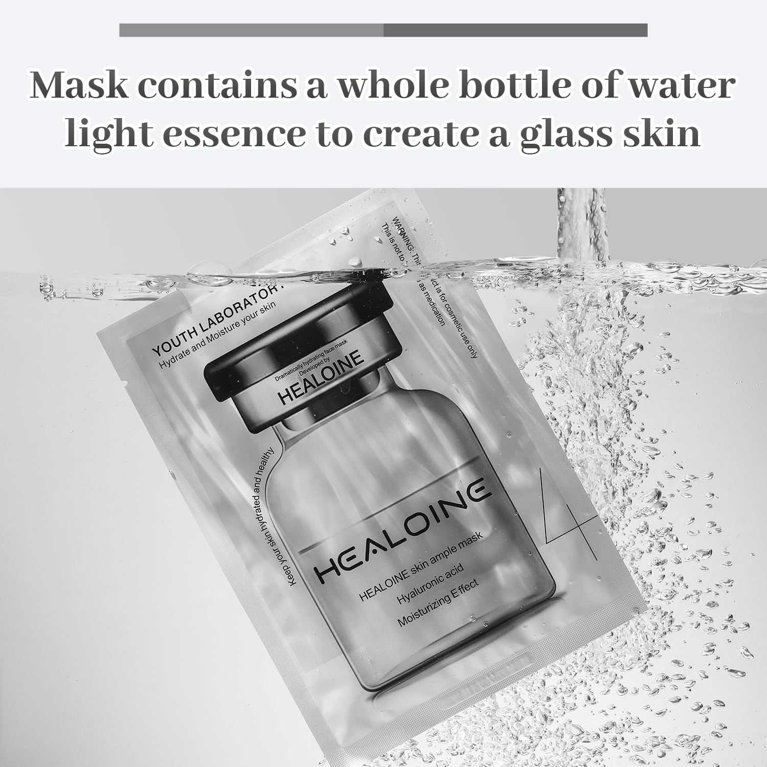 HEALOINE model wearing mask overnight demonstrating comfortable, snug fit benefit
