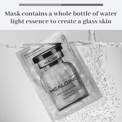 HEALOINE model wearing mask overnight demonstrating comfortable, snug fit benefit