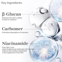 HEALOINE close-up of thin glass-film sheet mask showing smooth texture benefits