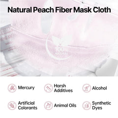 HEALOINE mask held in hand to show true size and travel-friendly scale