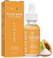 Healov bottle front view showing clean packaging and brightening benefit