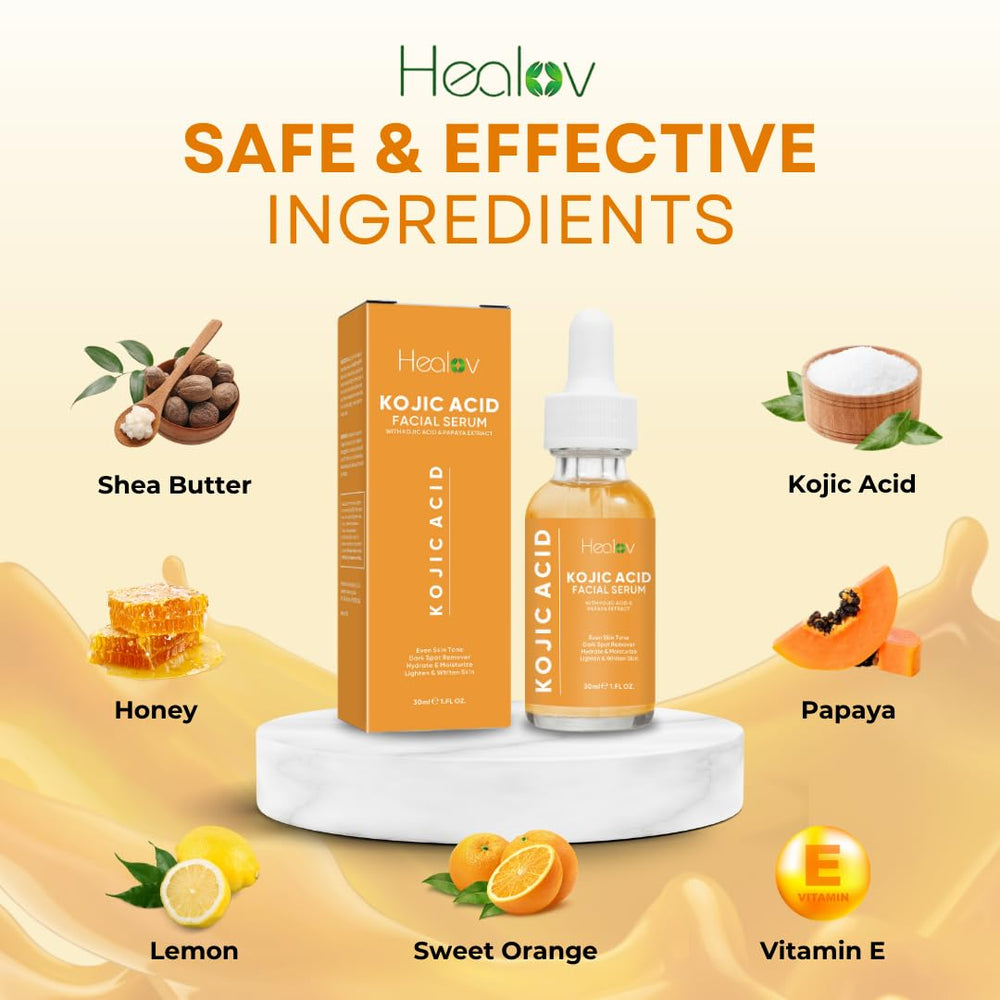 Healov ingredient label detail showing transparency and formulation benefit