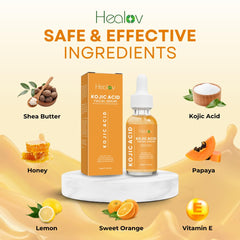 Healov ingredient label detail showing transparency and formulation benefit