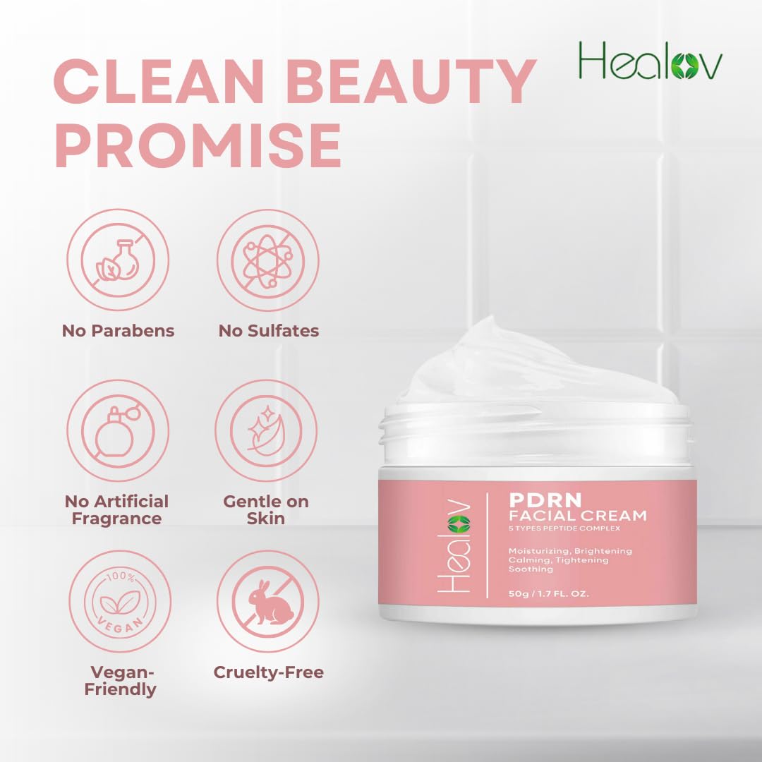 Healov jar on bathroom vanity styled for daily routine and aesthetic benefit