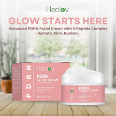 Healov cream texture close-up highlighting smooth, non-greasy hydration