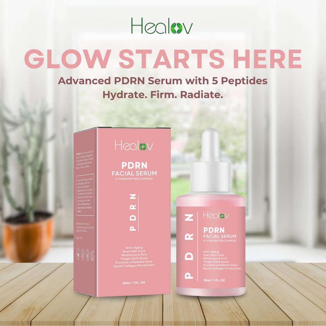 Healov dropper dispensing clear serum for precise application and minimal waste