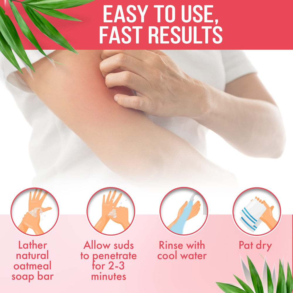 Healov soap label detail focusing on natural ingredients and usage tips