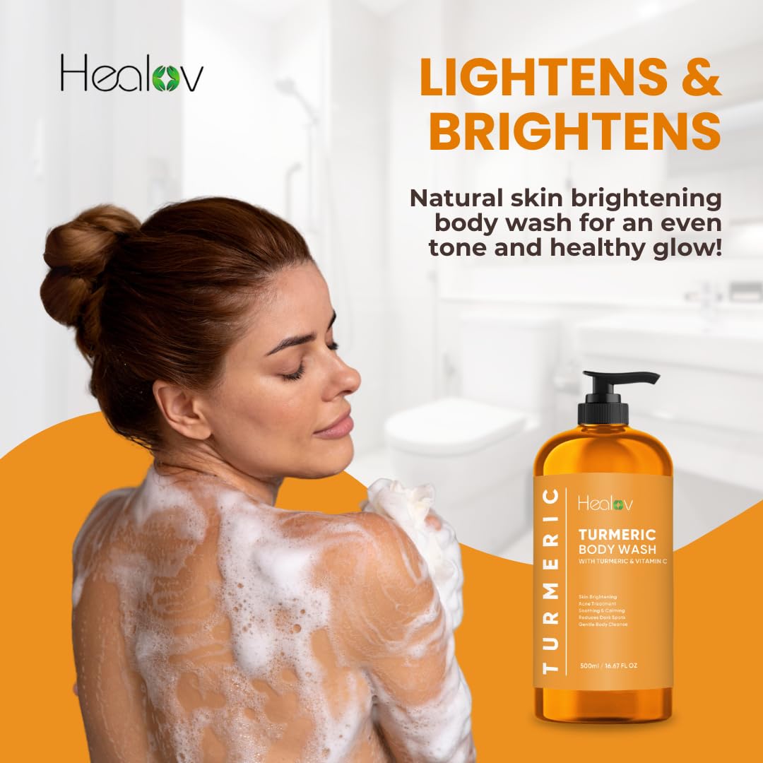 Healov turmeric powder close-up highlighting natural ingredient