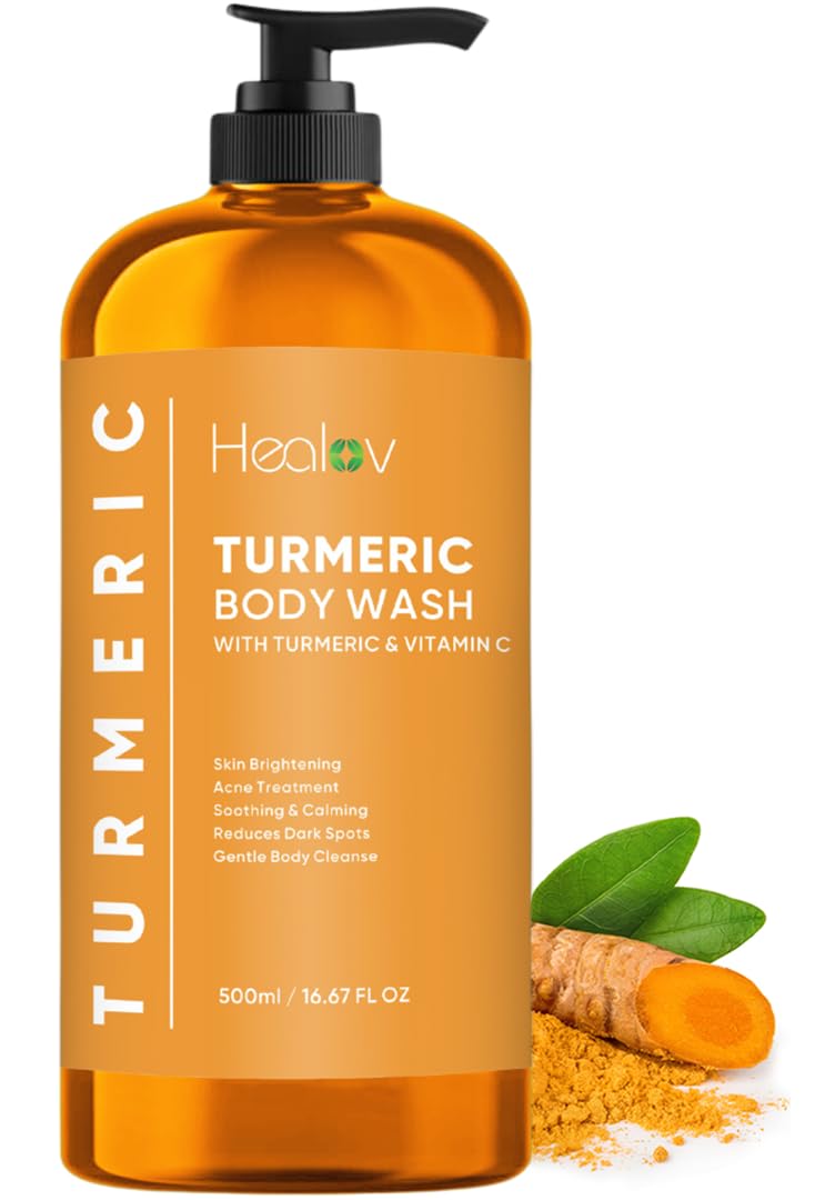 Healov front bottle showing label and brightening benefits