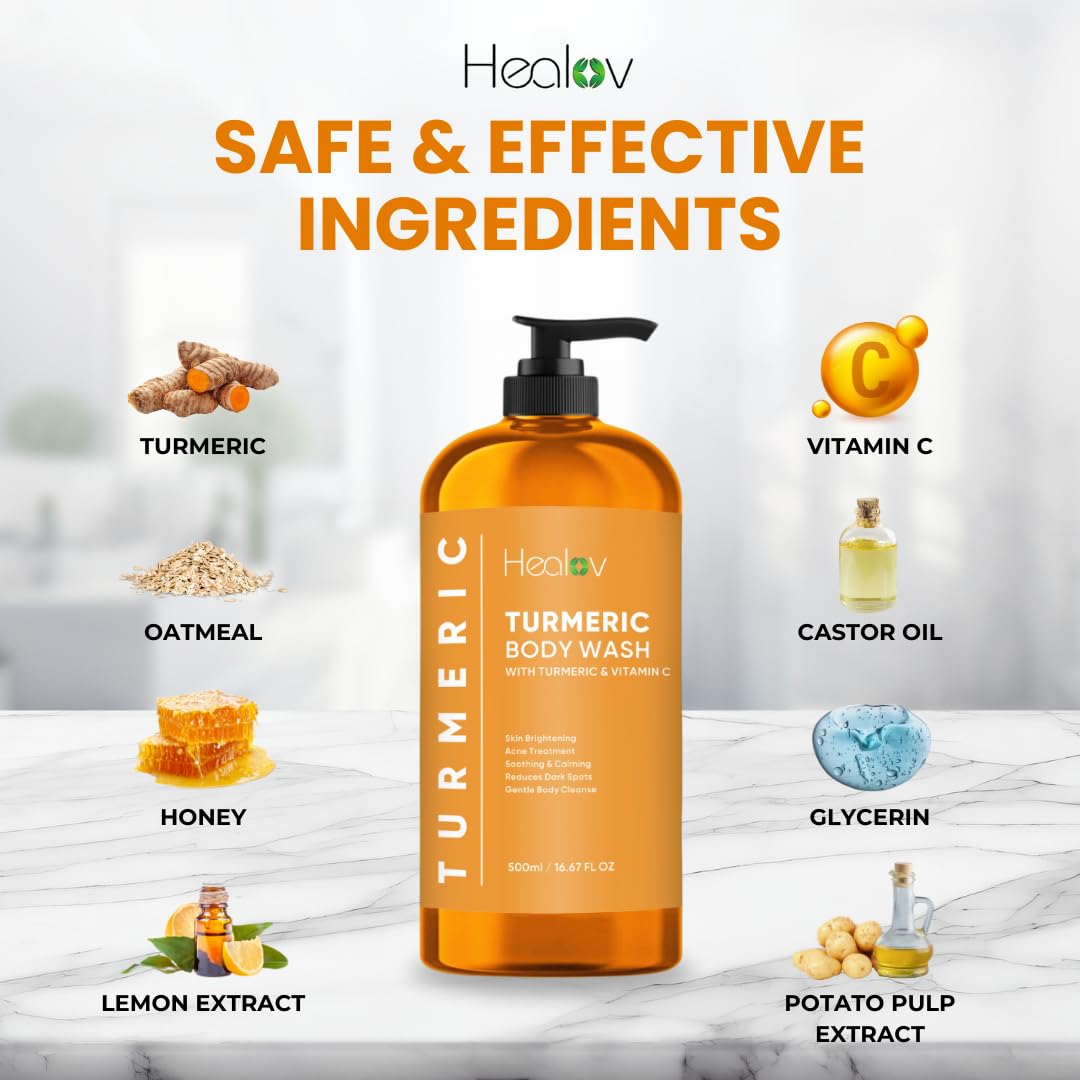 Healov in shower lifestyle scene promoting hydrated radiant skin