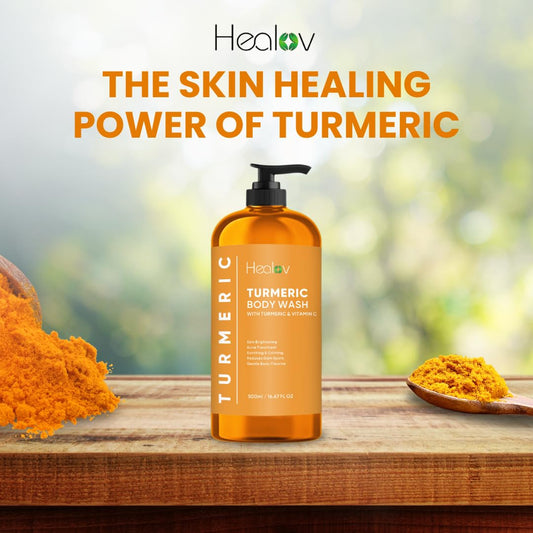 Healov pump dispensing creamy foam for gentle cleansing