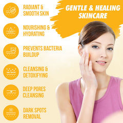Healov ingredient arrangement with turmeric and berries showing antioxidant benefits