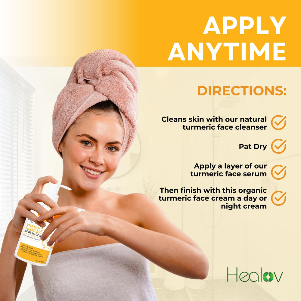 Healov ingredients label showing turmeric-based natural formulation