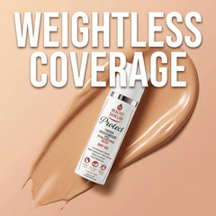 Healthy Skin Lab hand swatch showing sheer universal tint and coverage