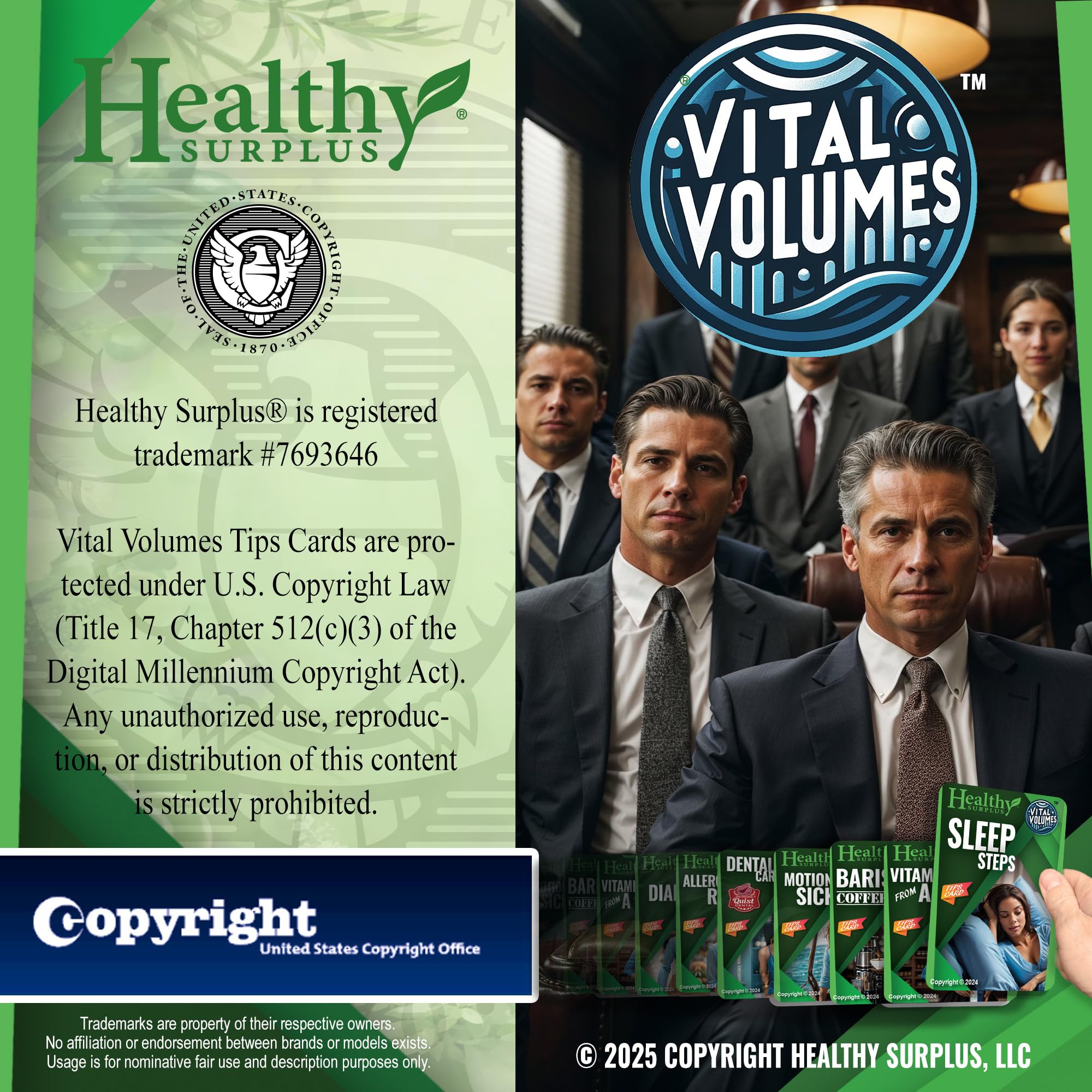 Healthy Surplus Equate Body Oil Gel with Vital Volumes tips card showing simple skincare guidance