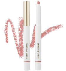 Heart Percent front packaging showing the retractable lip liner and shade identity benefits precise application