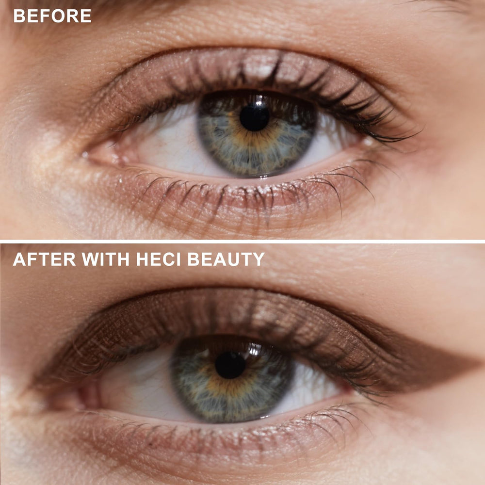 HECI BEAUTY application on upper lashline for defined natural look