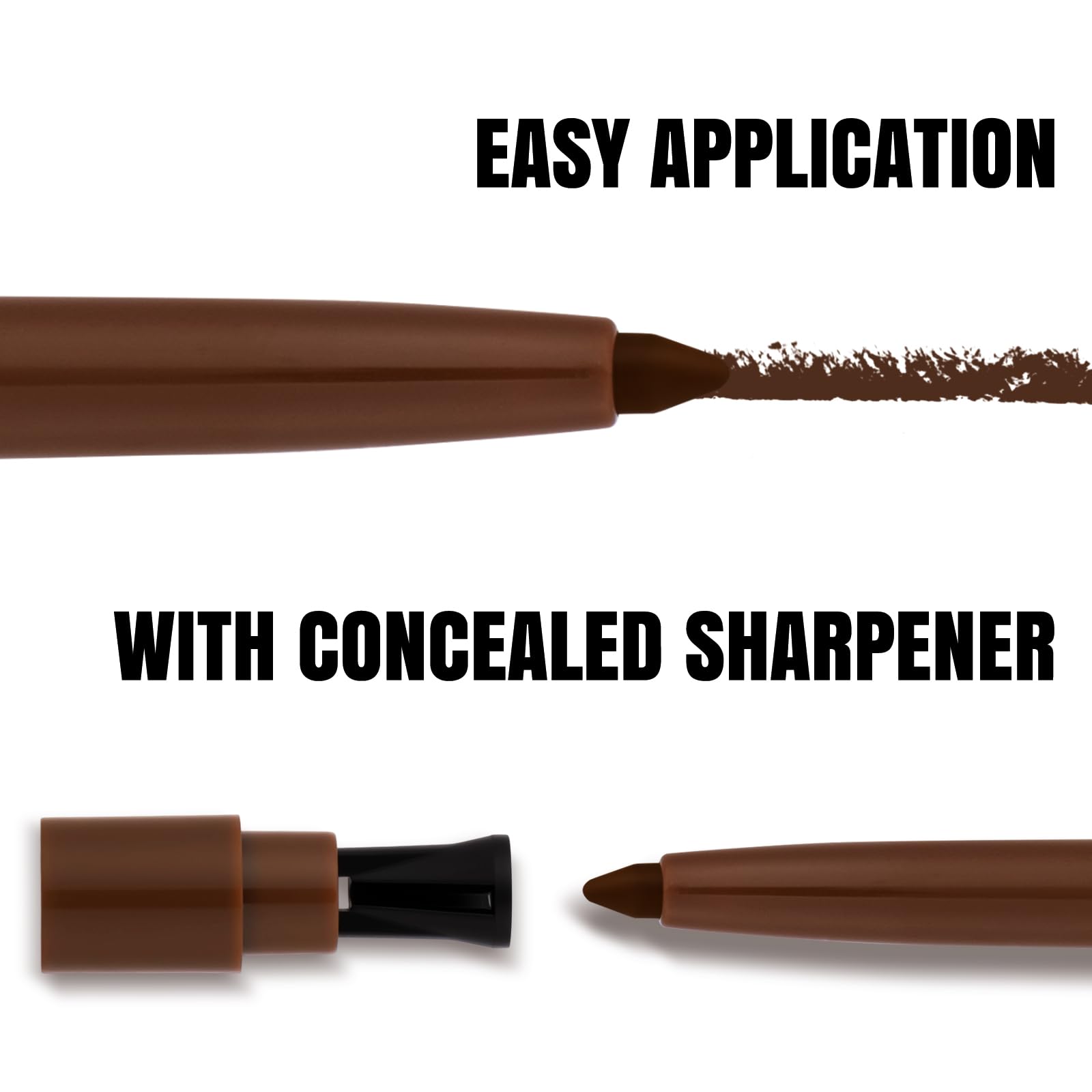 HECI BEAUTY packaging label detail highlighting shade and cruelty-free claim