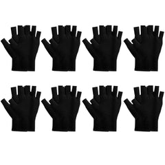 Heclia glove at office desk showing skincare while working without device removal