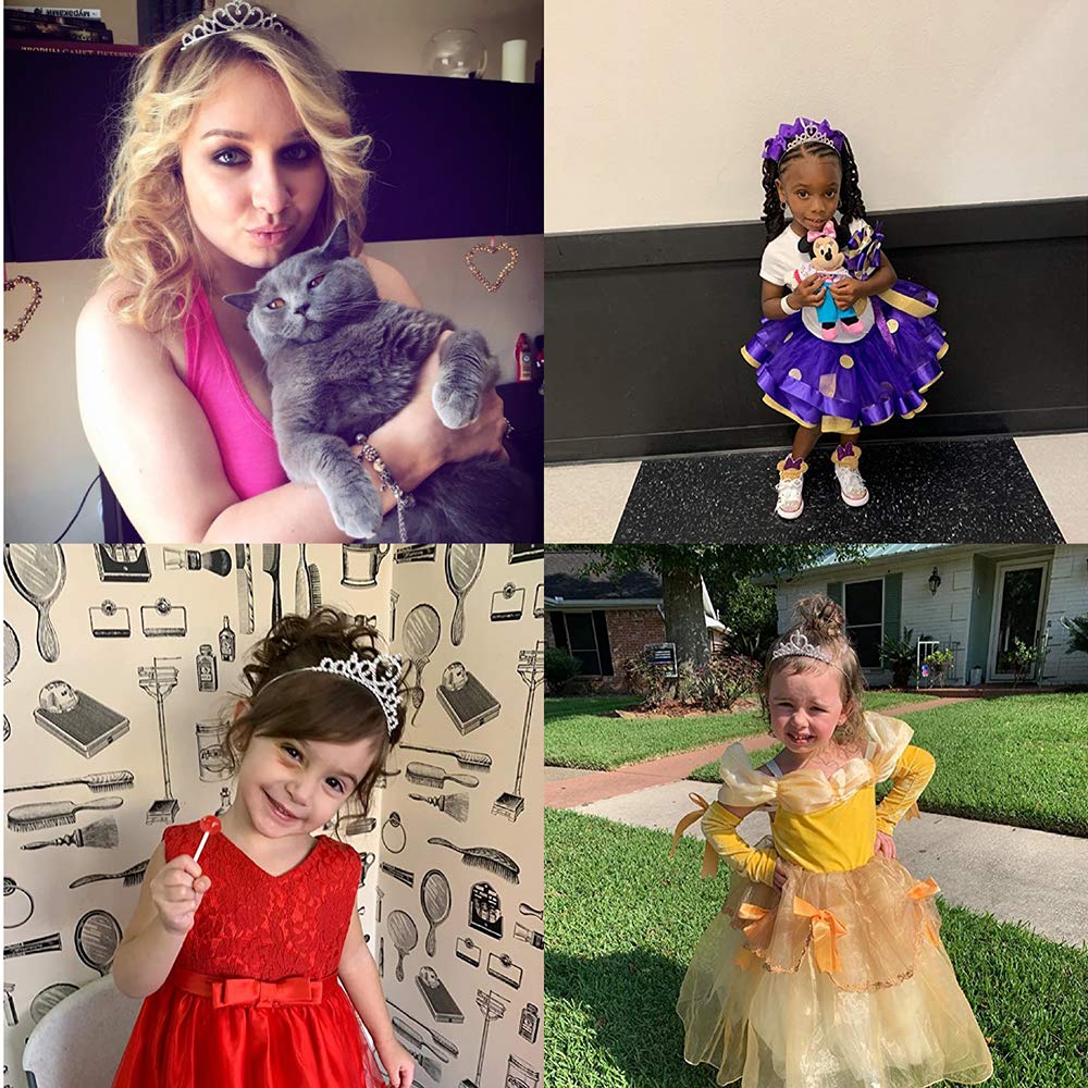 Hedume group wearing crowns styled for prom or pageant photos