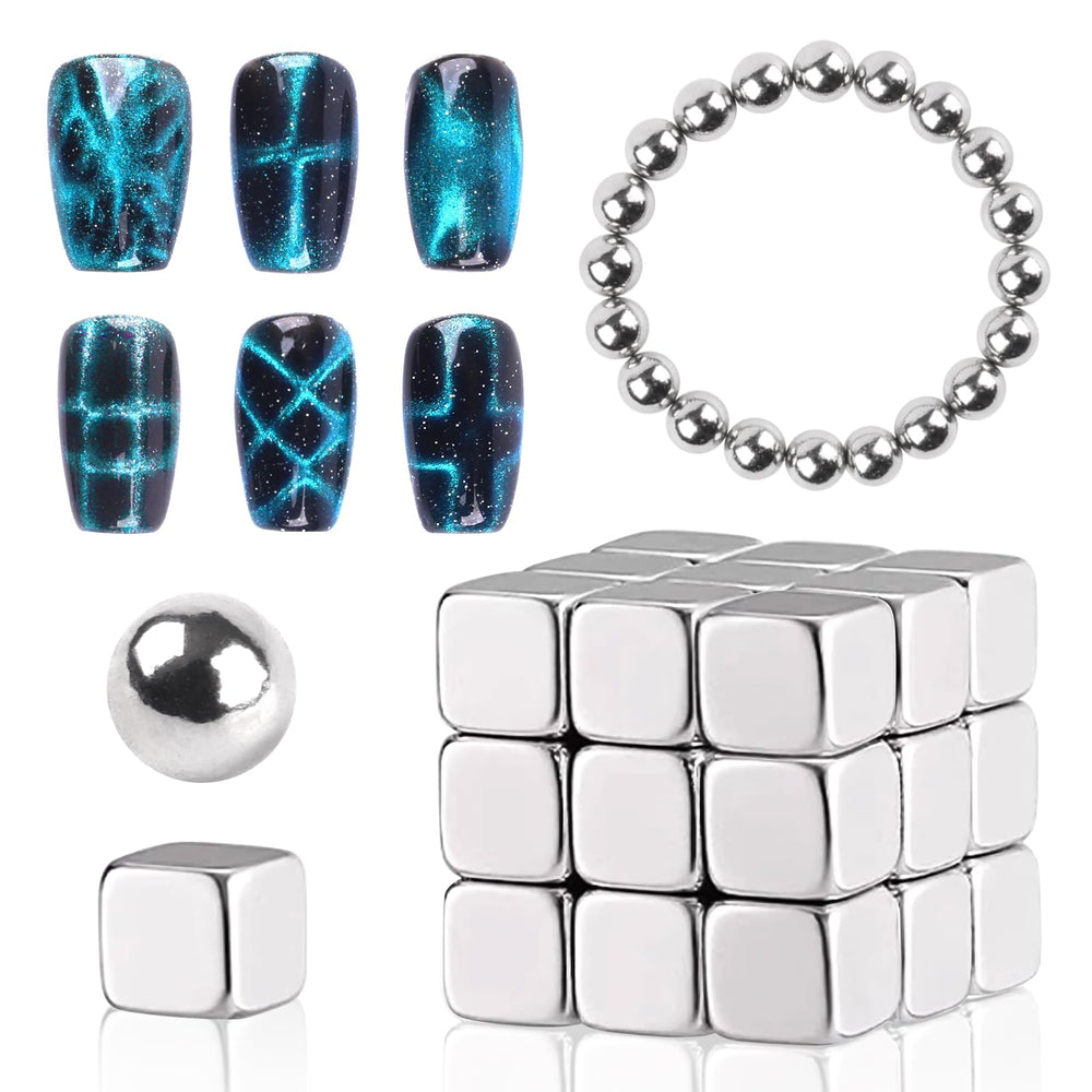heemeei front packaging showing 47-piece magnet kit and contents benefit easy selection