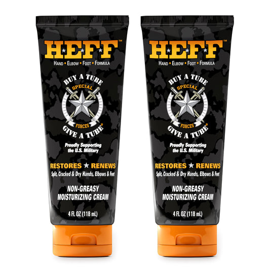 Heff front packaging showing two 4 oz tubes and benefits