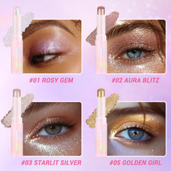 Hegafoo application on eyelid showing brightened inner corner effect