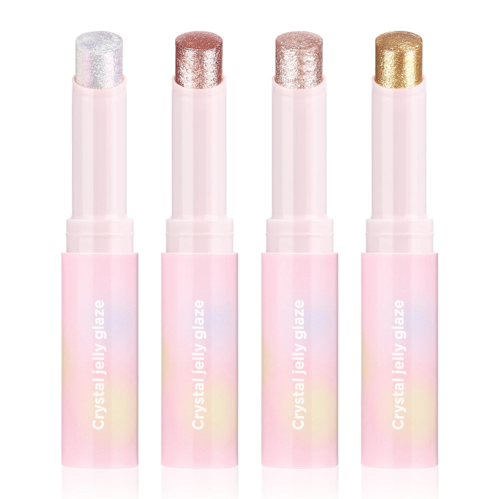 Hegafoo front packaging showing four glitter jelly sticks for easy selection