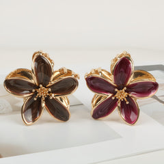 Heilor close-up of plumeria petal finish highlighting vivid color